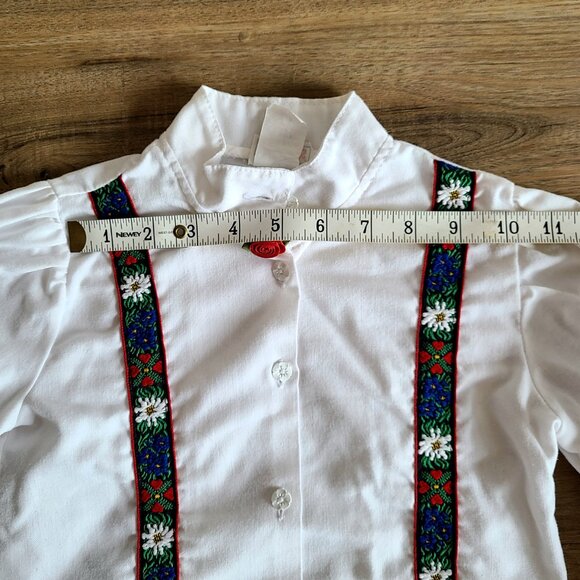 Vintage kids Ruffniks shirt with traditional embroidery design. - Picture 7 of 10